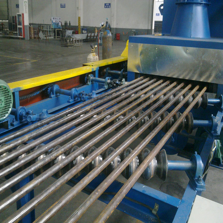 I Beam And Plate Conveyor Type Shot Blasting Machine