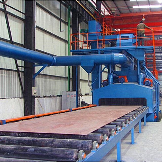 Roller Conveyor Shot Blasting մեքենա