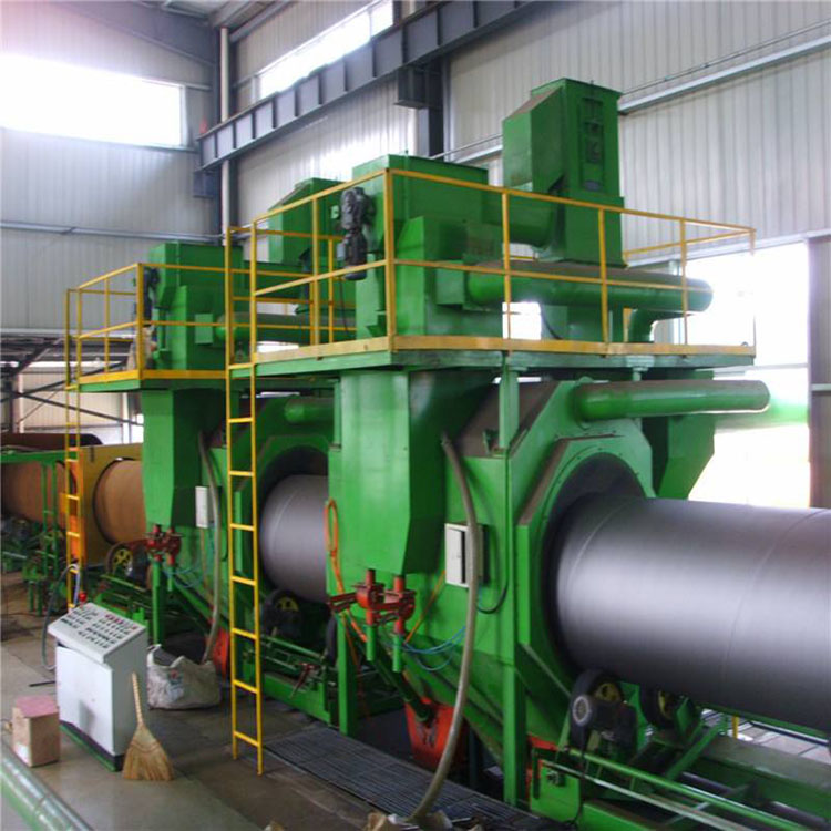 Steel Tube Rust Remove Shot Blast Cleaning Machine